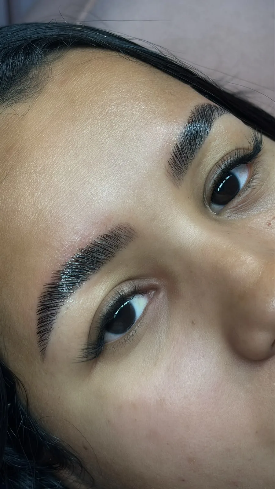 Resultado de brow lamination no Ellas Studio